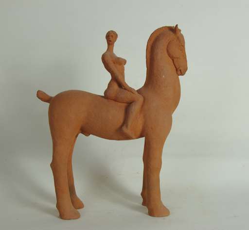 On the horse
