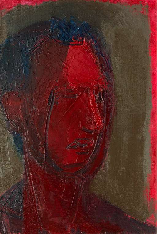 Portrait in red